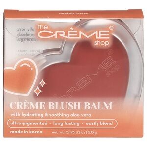 BNIB The Crème Shop Creme Blush Balm - Teddy Bear